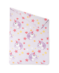 Emoji Unicorn Throw