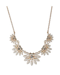 Enamel Flower Necklace