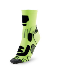 Ergonomic Cycling Socks - Yellow / Black