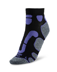 Ergonomic Running Socks - Black/Violet