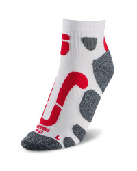 Ergonomic Running Socks - White/Red