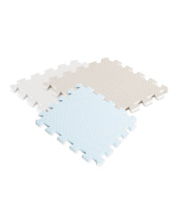 Mamia Eva Play Mats - Grey/White/Blue