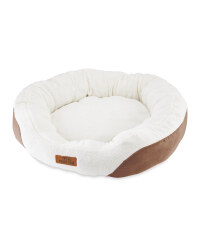 Extra Large Oval Pet Bed - Brown