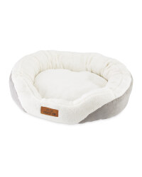 Extra Large Oval Pet Bed - Grey
