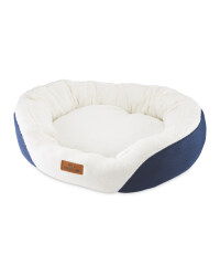 Extra Large Oval Pet Bed - Navy