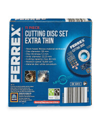 Extra Thin Cutting Disc 11 Piece Set