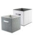 Kirkton House Storage Box 2-Pack - Grey/White