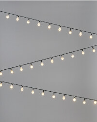 Faceted 100 LED Christmas Lights