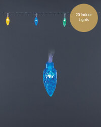 Facetted Cones Battery LED Lights