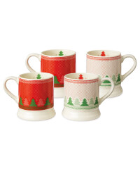 Fairisle Mug 4 Pack