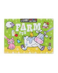 Farm Fun Giant Colouring Poster Pad