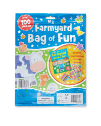 Farm Sticker and Activity Bag