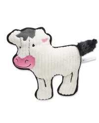 Farmyard Cow Plush Dog Toy
