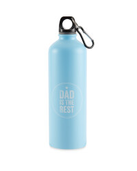 Fathers Day Flask - Light Blue