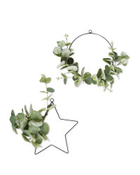Faux Eucalyptus Wreath 2 Pack