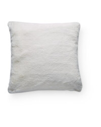 Kirkton House Faux Fur Cushion - White