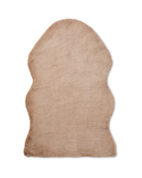 Kirkton House Luxury Faux Fur Rug - Brown