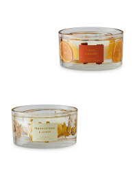 Festive Gel Inclusion Candle 2 Pack