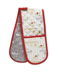 Festive Gin Double Oven Glove