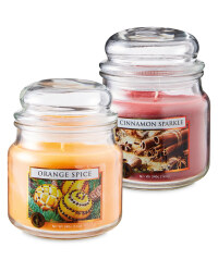 Glass Jar Candle Set