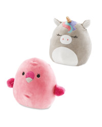 Flamingo & Unicorn Squishmallow Set