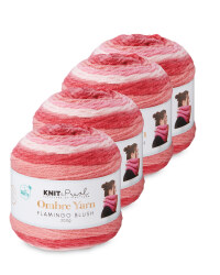 Flamingo Blush Ombre Yarn 4 Pack