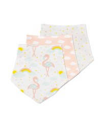 Lily & Dan Flamingo Bibs 3 Pack