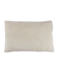 Kirkton House Fleece Pillow - Cream