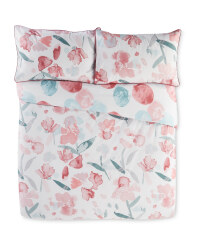 Floral Easy Care Superking Duvet Set