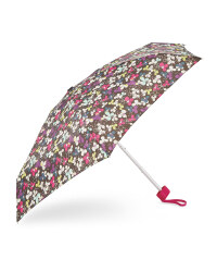 Floral Flat Print Umbrella