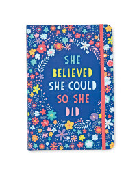 Floral Quote Notebook