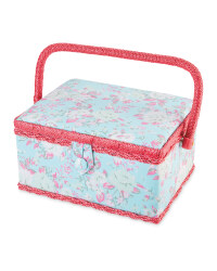Floral Rectangle Sewing Box