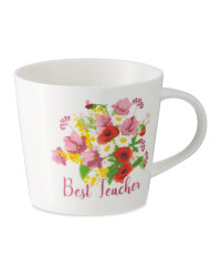 Floral Teacher Gift Mug