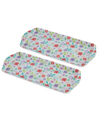 Ditsy Floral Tray Medium 2 Pack