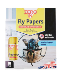 Zero In Fly Papers 10 Pack