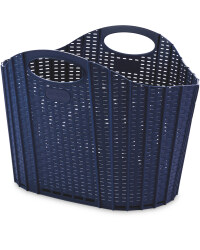Addis Fold Flat Laundry Basket - Blue