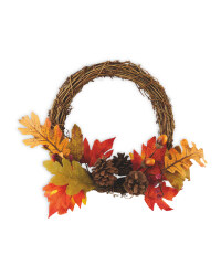 Halloween Foliage Wreath