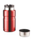 Food Flask With Foldable Spoon - Red