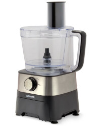 Food Processor - Black/Steel
