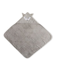 Fox Hooded Baby Towel/Mitt
