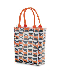 Fox Print Lunch Tote
