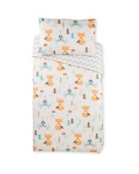 Fox Toddler Bed Duvet Cover Set