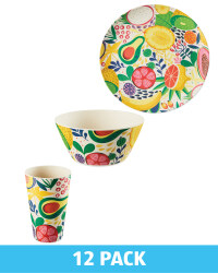 Fruit Bamboo Dining Set