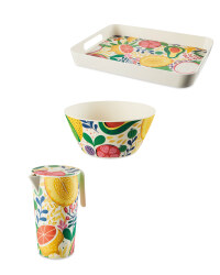 Fruit Bamboo Serveware Set