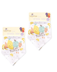 Fruit Dribble Bibs 6 Pack