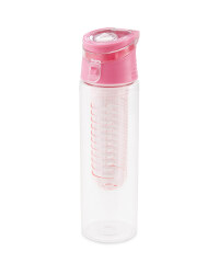 Pink Fruit Infuser Water Bottle