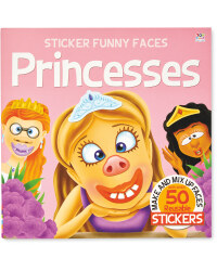 Funny Princess Sticker Face Book