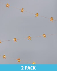 Gingerbread Fine Wire Lights 2 Pack