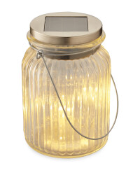 Solar Fairy Light Jar