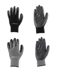 Gardening Gloves Black/Grey